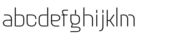 IxD Light Font LOWERCASE