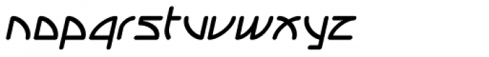 Ixtan Bold Italic Font LOWERCASE