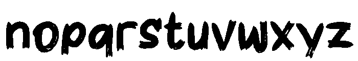 Iyalah Font LOWERCASE
