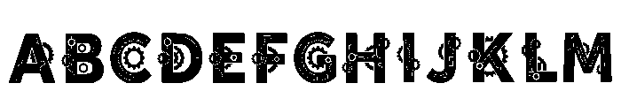 Izumi Regular Font UPPERCASE
