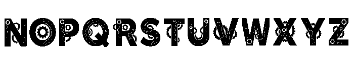 Izumi Regular Font UPPERCASE