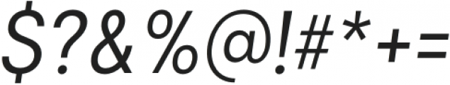Izmir Narrow Regular Italic otf (400) Font OTHER CHARS