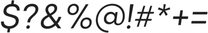 Izmir Regular Italic otf (400) Font OTHER CHARS