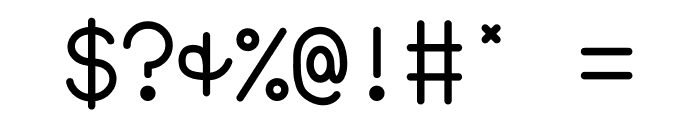 Izayoi Monospaced Font OTHER CHARS
