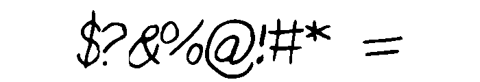 Izzeh Font OTHER CHARS