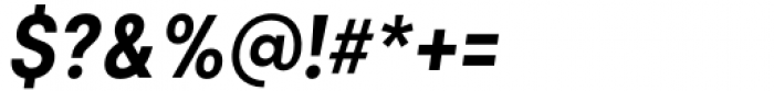 Izmir Narrow Bold Italic Font OTHER CHARS