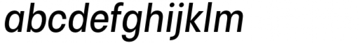 Izmir Narrow Medium Italic Font LOWERCASE