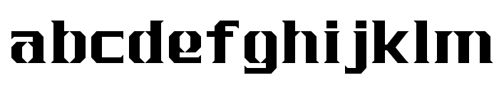 J-LOG Cameron Edge Serif Normal Font LOWERCASE