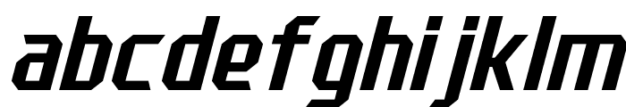 J-LOG Razor Edge Sans Normal Italic Font LOWERCASE