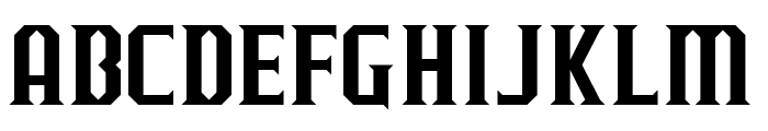 J-LOG Razor Edge Small Caps Font UPPERCASE