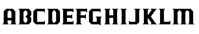 J-LOG Razor Edge Small Caps Font LOWERCASE