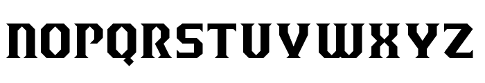 J-LOG Razor Edge Small Caps Font LOWERCASE