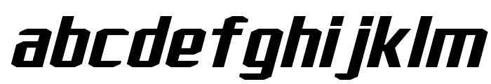 J-LOG Rebellion Sans Normal Italic Font LOWERCASE