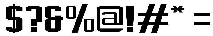 J-LOG Rebellion Slab Serif Normal Font OTHER CHARS