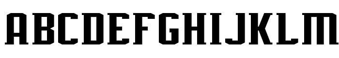 J-LOG Rebellion Slab Serif Normal Font UPPERCASE