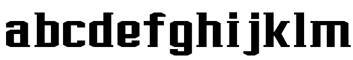 J-LOG Rebellion Slab Serif Normal Font LOWERCASE