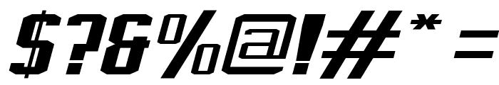 J-LOG Rebellion Slab Serif Small Caps Italic Font OTHER CHARS