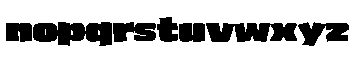 Jack Extra Bold Font LOWERCASE