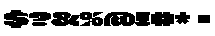 Jack Heavy Font OTHER CHARS