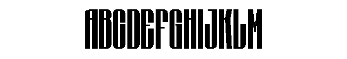 JAFIGETO-Regular Font UPPERCASE