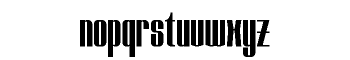 JAFIGETO-Regular Font LOWERCASE