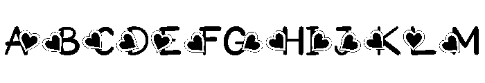 JAHJAH Regular Font UPPERCASE
