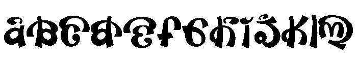 JAISHA-Regular Font UPPERCASE