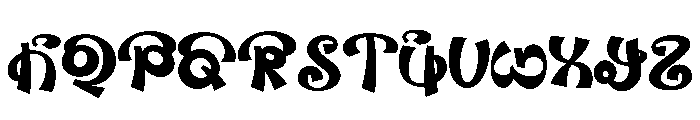 JAISHA-Regular Font UPPERCASE