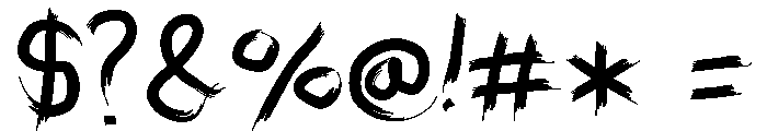 JANCHOK Font OTHER CHARS