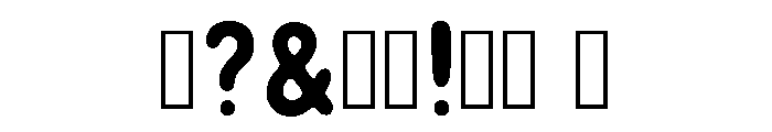 Jacaranda Regular Font OTHER CHARS
