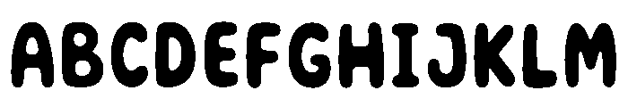 Jacaranda Regular Font UPPERCASE