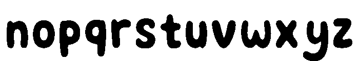 Jacaranda Regular Font LOWERCASE