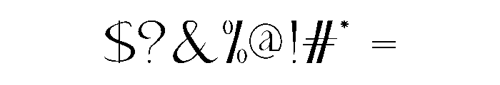 Jack Evander Font OTHER CHARS