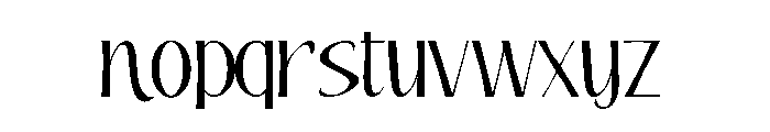 Jack Evander Font LOWERCASE