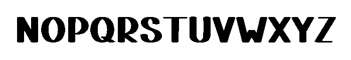 Jackflash Font LOWERCASE
