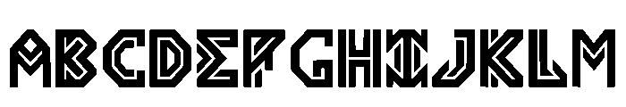 Jae Regular Font UPPERCASE