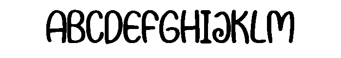 Jafar Festive Regular Font UPPERCASE