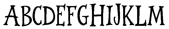 Jager Moon Jager Moon Font UPPERCASE
