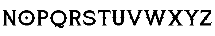 Jagged Spur Regular Font LOWERCASE