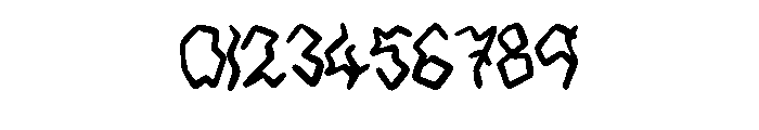 Jagged Wiggle By Squeeb Regular Font OTHER CHARS