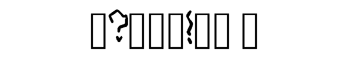 Jagged Wiggle By Squeeb Regular Font OTHER CHARS