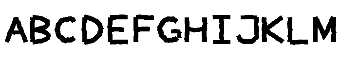 Jaggora Regular Font UPPERCASE