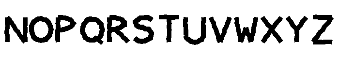 Jaggora Regular Font UPPERCASE