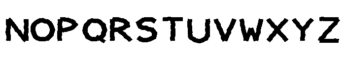 Jaggora Regular Font LOWERCASE