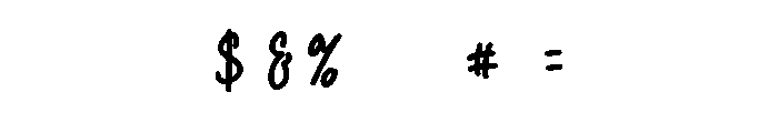 Jaglend Font OTHER CHARS