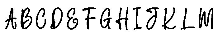 Jaglend Font UPPERCASE