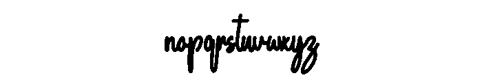 Jaglend Font LOWERCASE