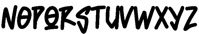 Jailang Font UPPERCASE