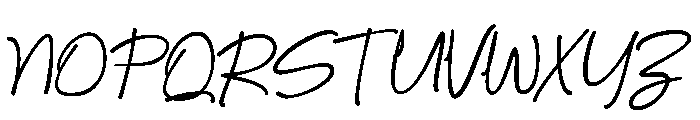 Jakieshen Font UPPERCASE