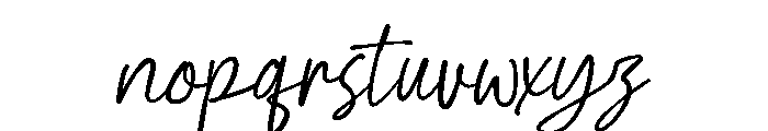 Jakieshen Font LOWERCASE